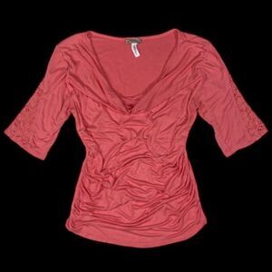 Body Central Pink/Orange Top | Size L